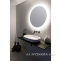 tocador de baño con espejo led de diseño moderno